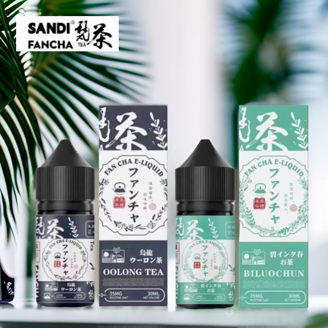 SANDI FANCHA 梵茶煙油 30ML|日系茶香電子煙油|35MG鹽尼古丁|低甜清爽茶韻風味 -VAKA糖果雲煙館