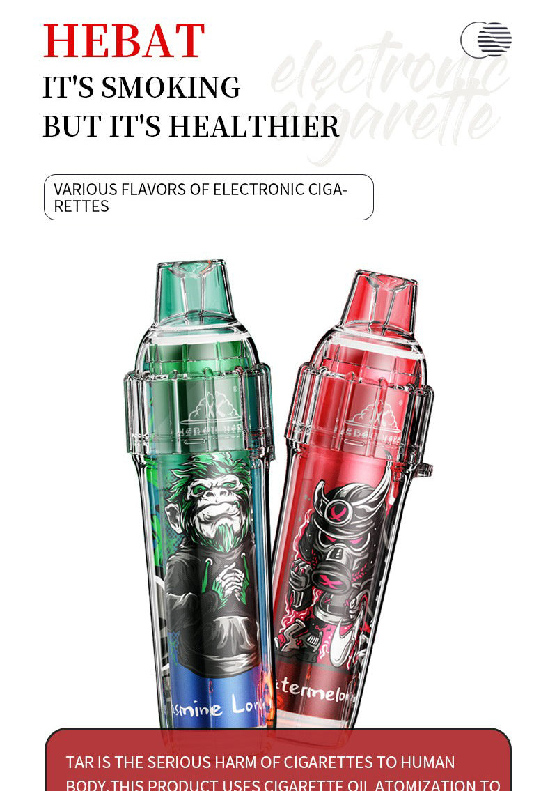 喜貝 HEBAT 7000 Puffs 拋棄式電子煙|大容量一次性主機|14ML煙油容量|Type-C快充長續航電子煙-VAKA糖果雲煙館