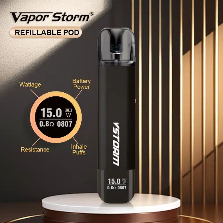 Vapor M4 注油式主機|大功率開放式 Pod 系統|智慧資訊顯示螢幕|850mAh 大容量電池-台灣現貨