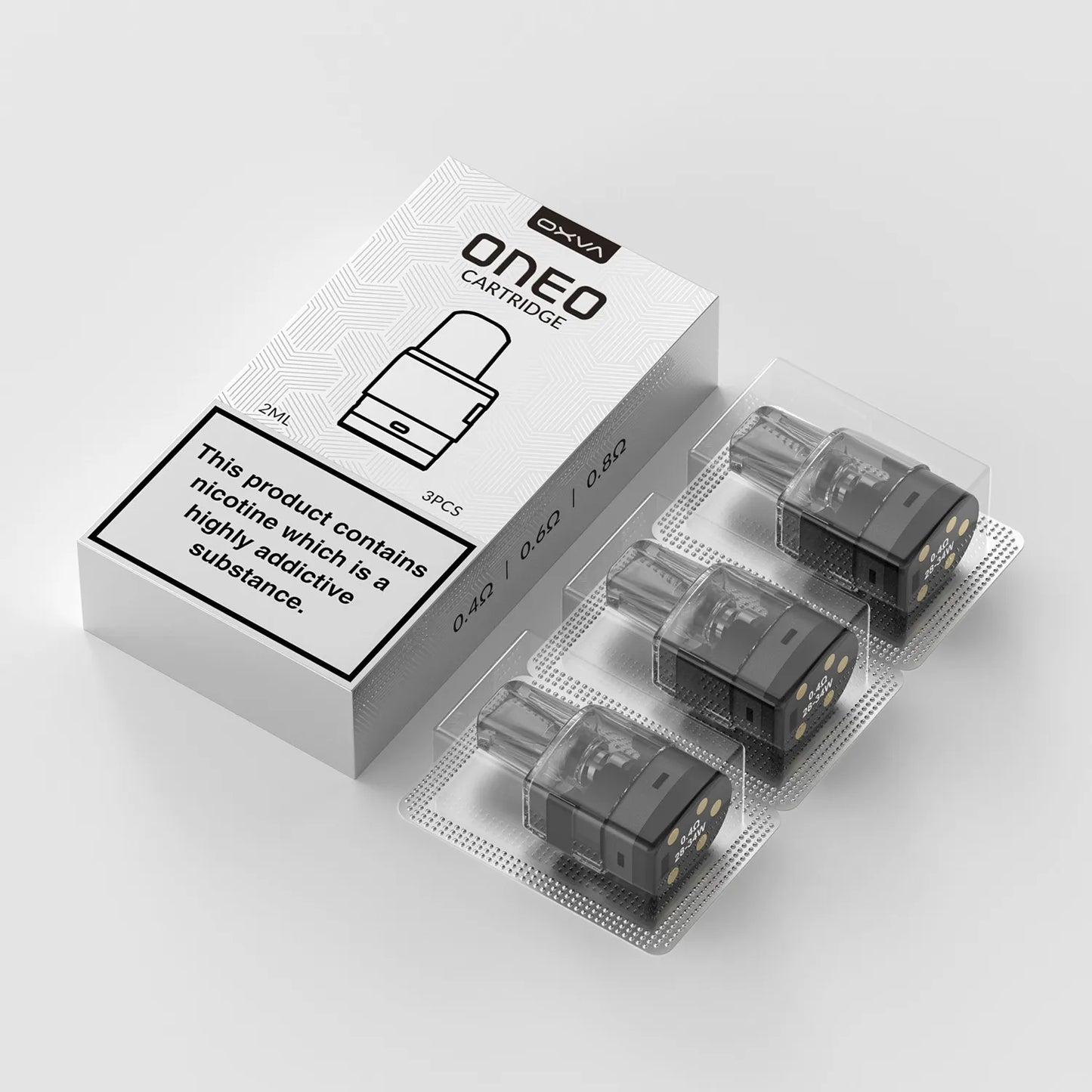 OXVA ONEO奥尼奥空倉（三入組）原廠正品，3.5ML大容量側注式空煙彈-順暢體驗，不燒焦-台灣現貨秒發