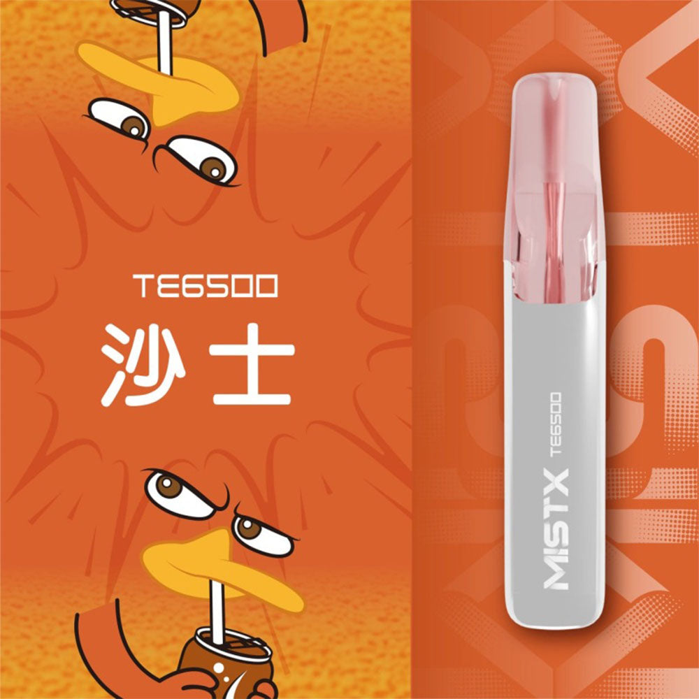 MISTX 鴨嘴獸 6500口一次性電子煙 長效大容量拋棄式Vape 多口味便攜電子煙-VAKA糖果雲煙館