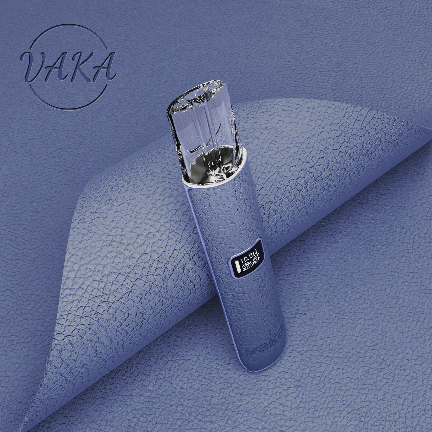 VAKA 皮革主機｜高級皮革質感｜雙檔功率調節｜LED電量顯示｜Type-C 快充｜通用一代煙彈-台灣現貨