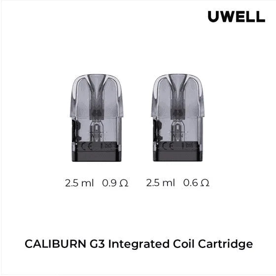 Uwell Caliburn G3 咖哩棒空倉 原廠空煙彈一盒/4顆-台灣現貨秒發