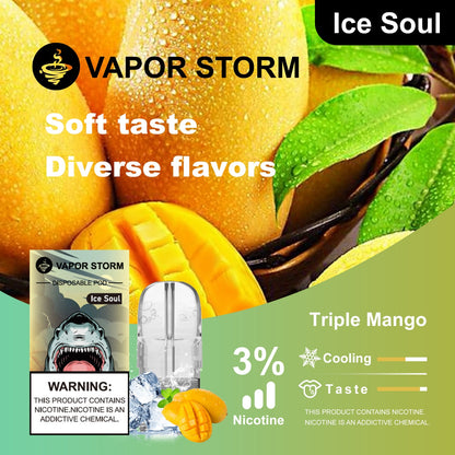 風暴 VAPOR STORM 五代煙彈｜五代通用替換煙彈｜2ML容量｜多款口味選擇｜適用風暴五代主機-台灣現貨