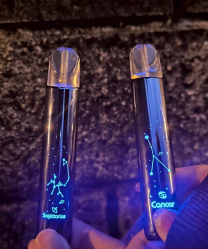MSO 爅嘶十二星座主機｜發光電子煙主機｜通用一代煙彈｜Type-C快充｜炫彩LED燈效-台灣現貨
