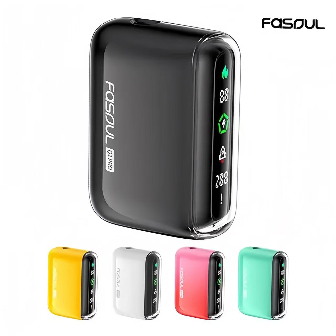 FASOUL Q1｜二回機加熱菸主機｜全屏液晶＋二回吸設計,可抽兩次｜IQOS / TEREA煙彈適用｜現貨秒發