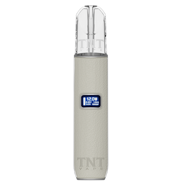 TNT皮革主機｜12W高功率三檔調節電子煙主機｜Type-C快充｜通用RELX一代煙彈｜高質感皮革煙桿-台灣現貨