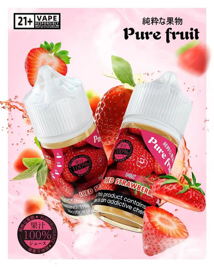 Pure Fruit 純粹果物煙油 30ML｜水果系列電子煙油｜天然果香風味 Vape Juice｜多口味煙油推薦-VAKA糖果雲煙館