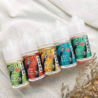 小茶山煙油 30ML｜台灣茶香電子煙油｜30MG鹽尼古丁｜高山茶・烏龍茶・綠茶系列-VAKA糖果雲煙館