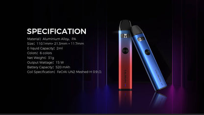 Uwell 咖喱 A2 主機套裝｜輕巧便攜・穩定輸出・細膩口感-台灣現貨