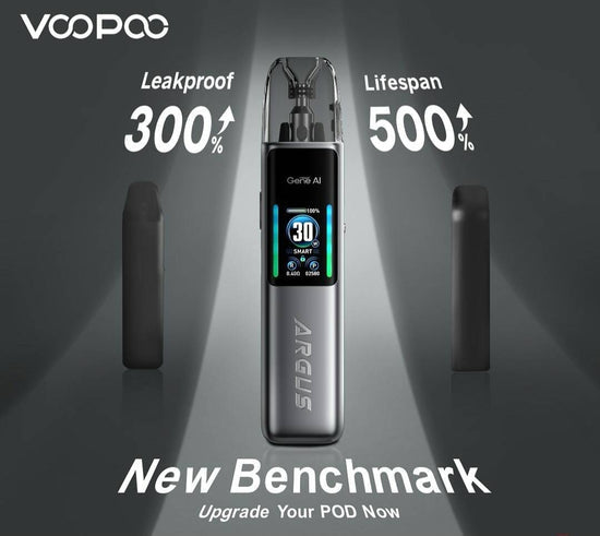 VOOPOO ARGUS G2 智慧調節注油主機 30W｜GENE.AI 晶片｜1000mAh 長效電池｜可調氣流 Pod 系統-台灣現貨