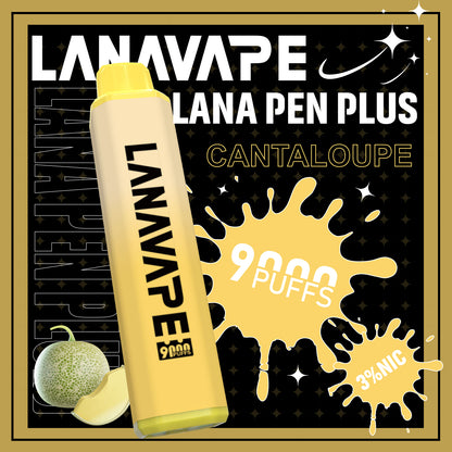 LANA 9000口拋棄式電子煙｜15ML大容量煙油｜長效續航水果口味一次性電子煙-VAKA糖果雲煙館