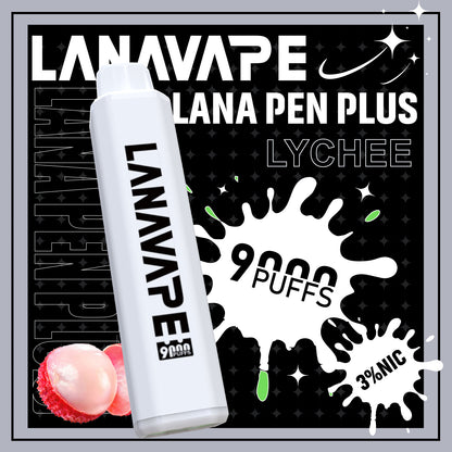LANA 9000口拋棄式電子煙｜15ML大容量煙油｜長效續航水果口味一次性電子煙-VAKA糖果雲煙館