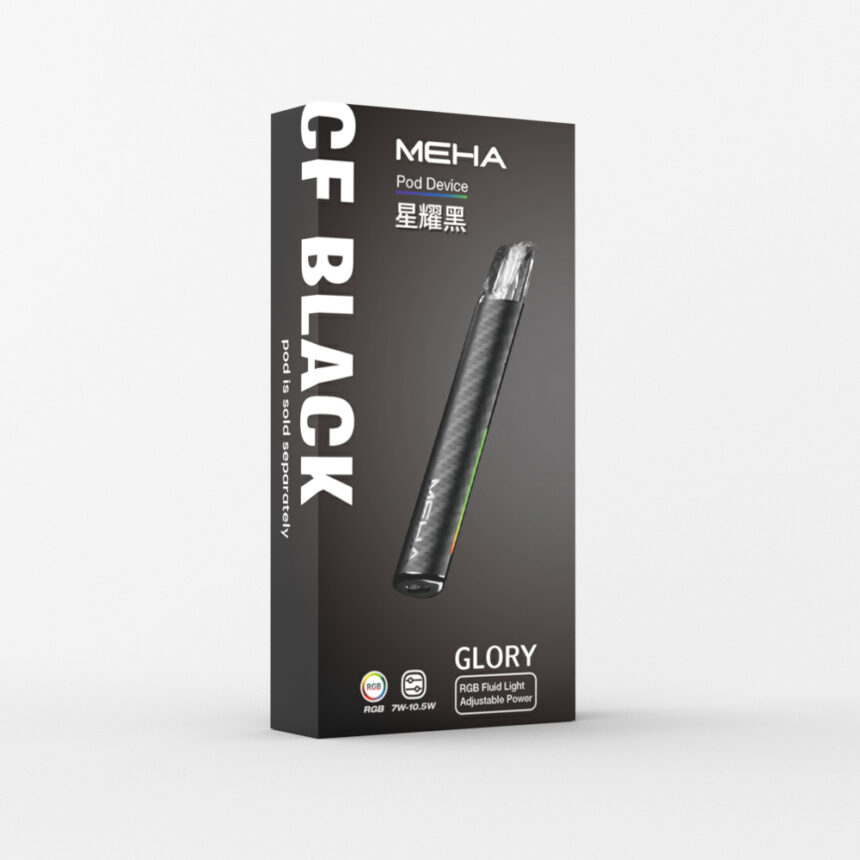 MEHA 魅嗨升級版一代主機｜Glory 星耀系列 三段功率可調 Type-C 快充 通用一代煙彈-台灣現貨