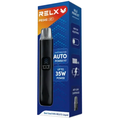 RELX PRIME KIT 悅刻注油式主機｜35W智能調節｜1000mAh大容量電池｜LED螢幕顯示｜可調氣流電子煙設備-台灣現貨
