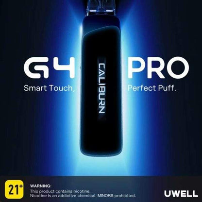 Uwell Caliburn G4 Pro 主機｜35W智慧電子煙主機｜彩色螢幕・Type-C快充｜台灣現貨