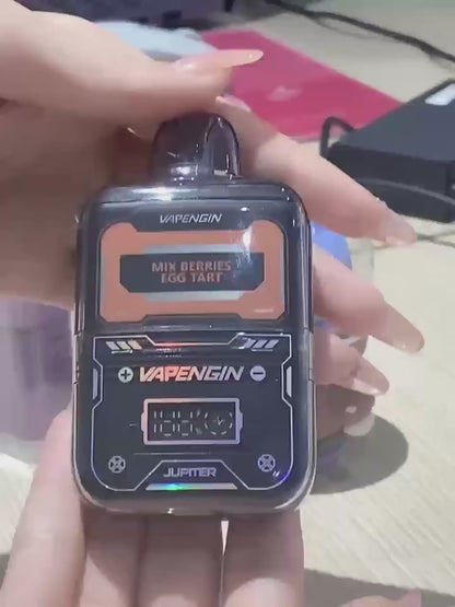 VAPENGIN 木星 JUPITER 6500口拋棄式電子煙｜長效續航設計｜潮流便攜外型｜多款特色風味選擇-VAKA糖果雲煙館